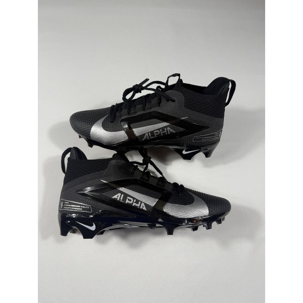 Nike Alpha Men’s Black/Silver Football Cleats